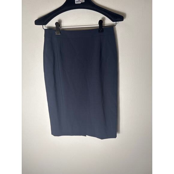 Boss Hugo Boss Black Pencil Skirt Suit Set Sz 2 - Picture 1 of 4